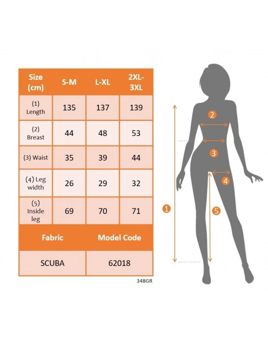 Kadın Uzun Kollu önden Fermuarlı Parmaktan Geçmeli Leopar Desenli Dalgıç Tulum