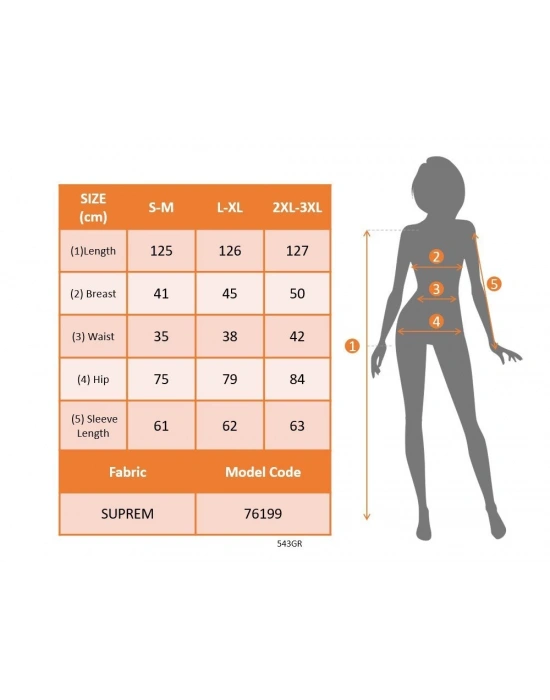Kadın Uzun Kollu V Yakalı çiçek Desenli Maxi Süprem Elbise