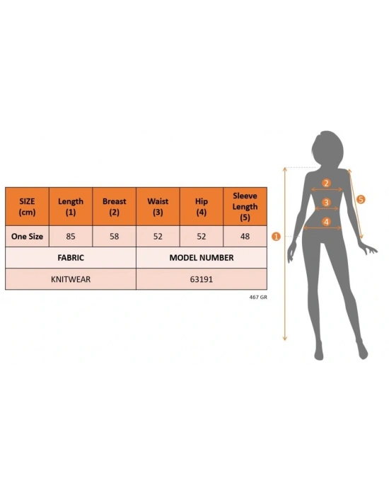 Kadın Uzun Kollu V Yakalı Düğmeli Mini Triko Elbise