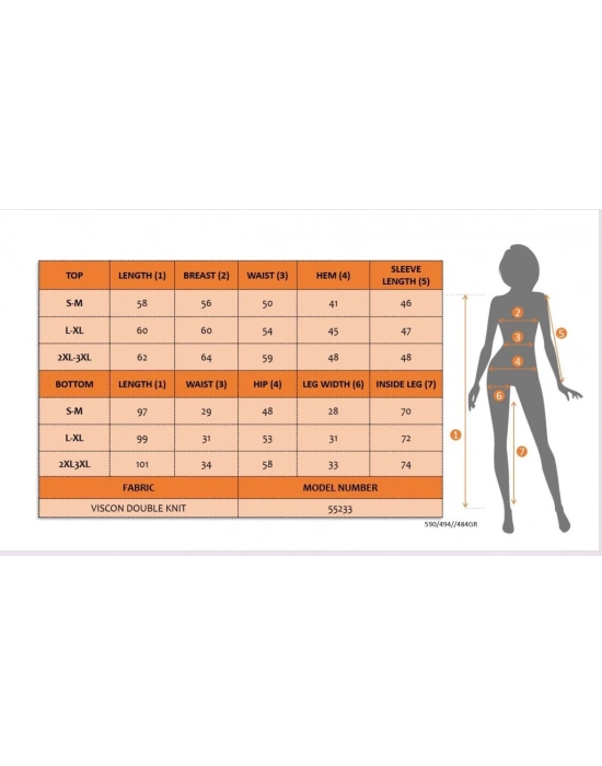 Kadın Uzun Kollu V Yakalı Viskon Iki Iplik Bluz Ve Pantolon Ikili Takım