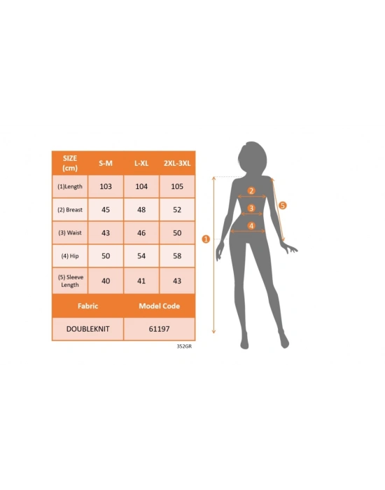 Kadın Uzun Kollu V Yakalı Yanlardan Yırtmaçlı Viskon Iki Iplik Midi Elbise