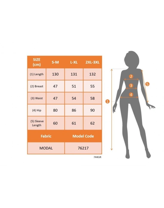 Kadın Uzun Kollu Yakalı Belden Kuşaklı Leopar Desenli Modal Uzun Elbise