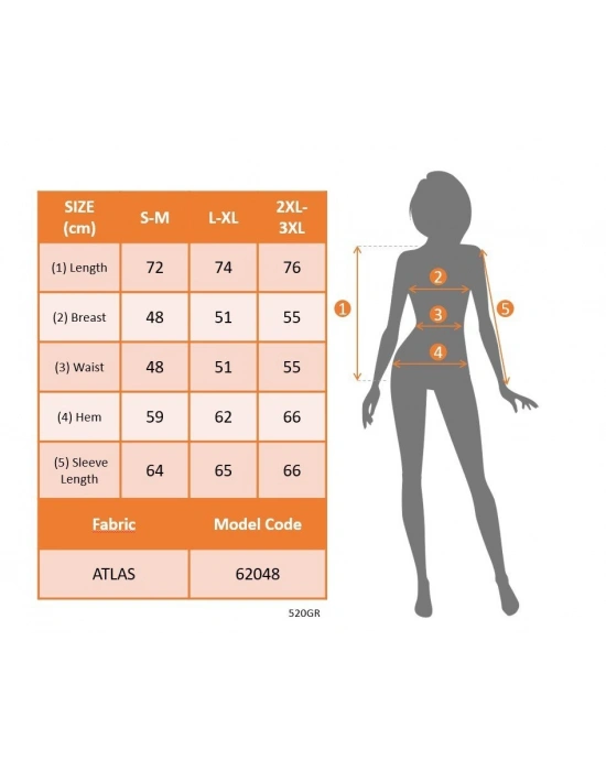 Kadın Uzun Kollu Yakalı önü Açık Leopar Desen Detaylı Astarlı Atlas Ceket