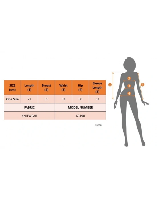Kadın Uzun Kollu Yakalı Yandan Düğmeli Triko Bluz