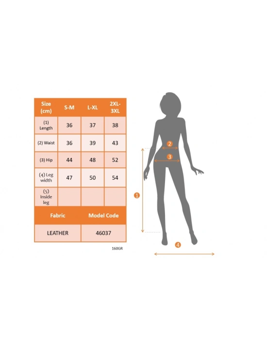 Kadın Yüksek Bel Fermuarlı Mini Deri Etek