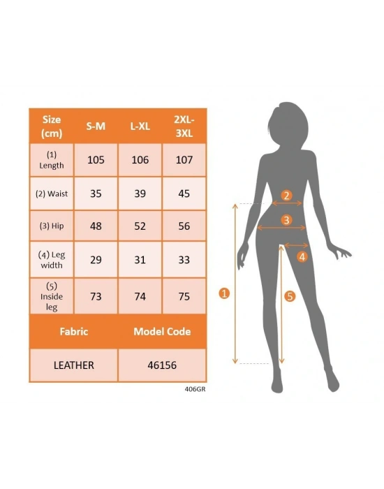 Kadın Yüksek Bel Kuşaklı Deri Pantolon