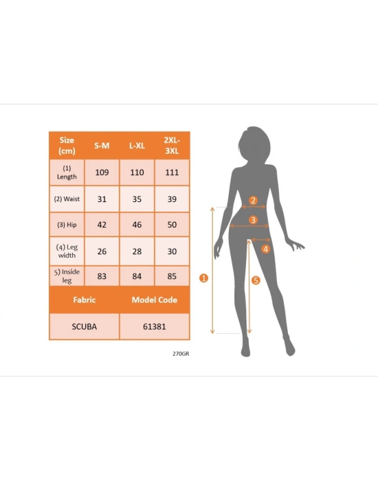 Kadın Yüksek Bel şerit Detaylı Ispanyol Paçalı Dalgıç Pantolon