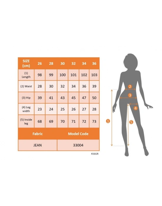 Kadın Yüksek Bel Yırtık Detaylı Skinny Kot Pantolon