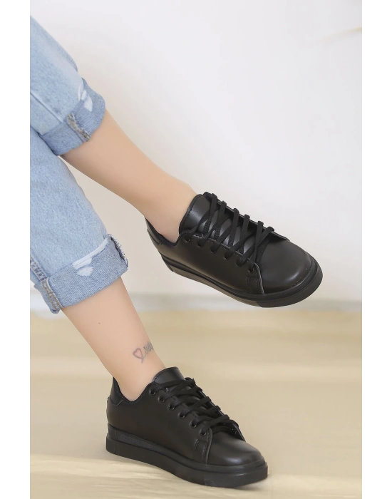 Unisex Üç İplik Parçalı Yakalı SweatShirt - Yeşil