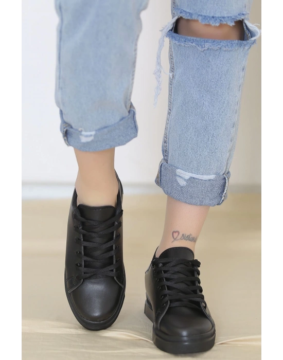 Unisex Üç İplik Parçalı Yakalı SweatShirt - Yeşil