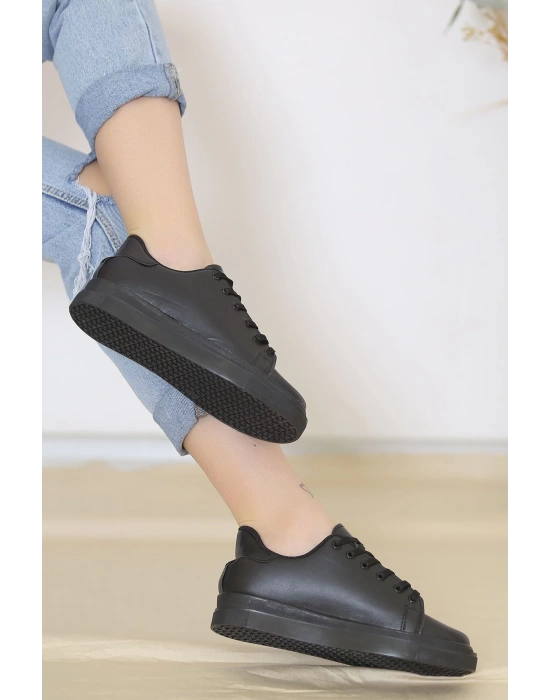 Unisex Üç İplik Parçalı Yakalı SweatShirt - Yeşil