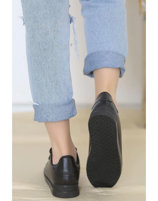 Unisex Üç İplik Parçalı Yakalı SweatShirt - Yeşil