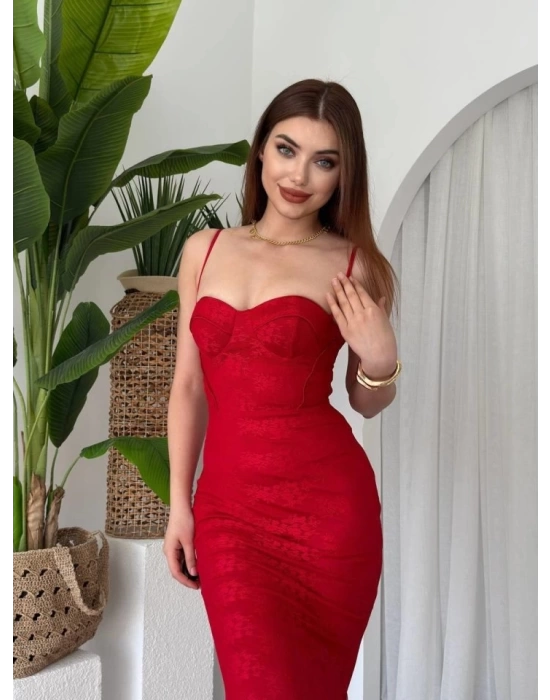 Kalıse İp Askılı Elbise
