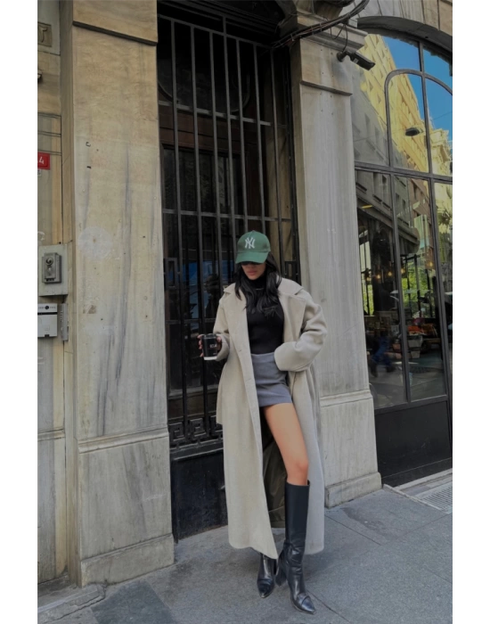 KAŞE KABAN MAXİ - Vizon