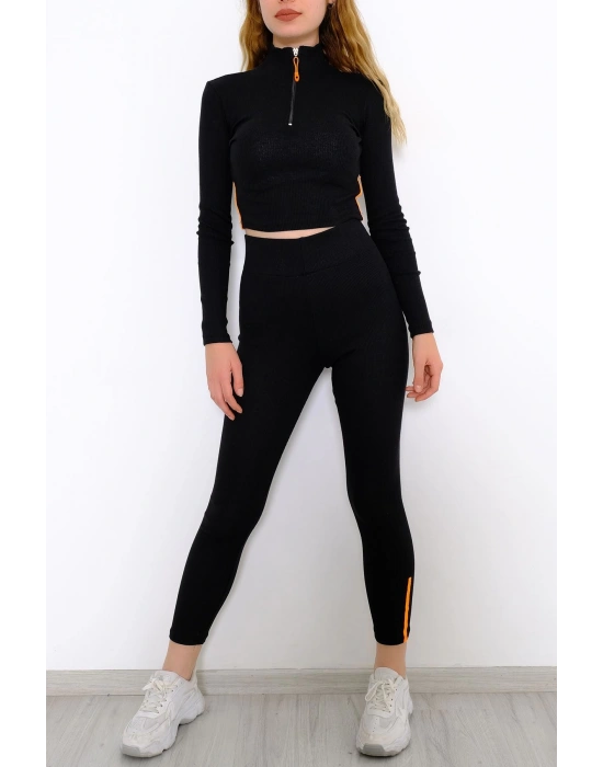 Baskılı Oversize T-shirt - Siyah