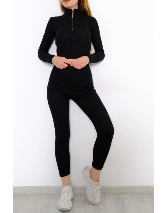 Baskılı Oversize T-shirt - Siyah