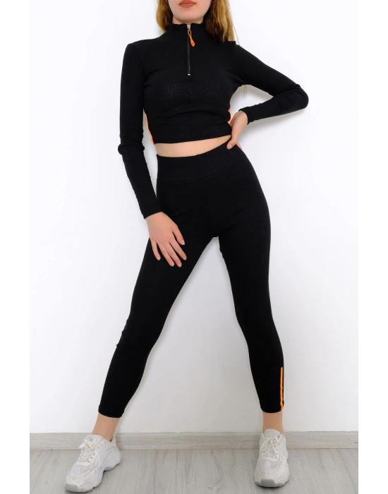 Baskılı Oversize T-shirt - Siyah