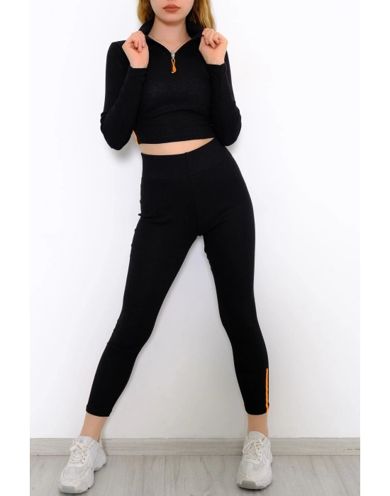 Baskılı Oversize T-shirt - Siyah