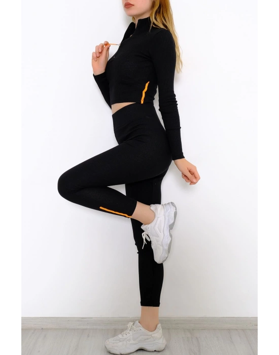 Baskılı Oversize T-shirt - Siyah