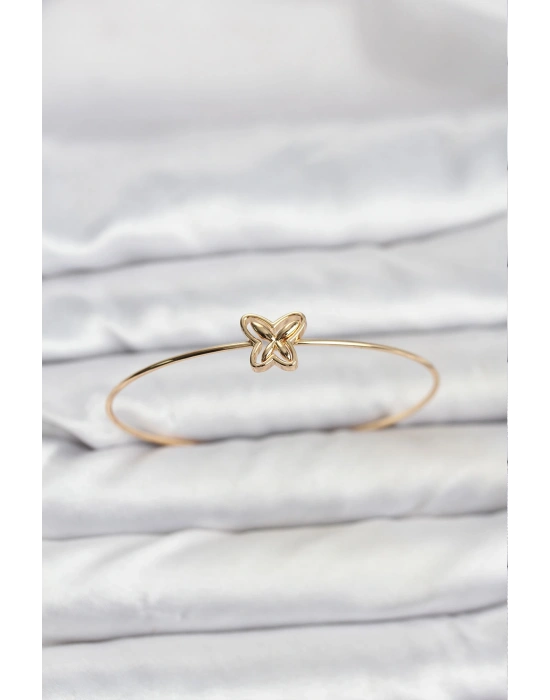 Kelebek Model Gold Renk Bileklik