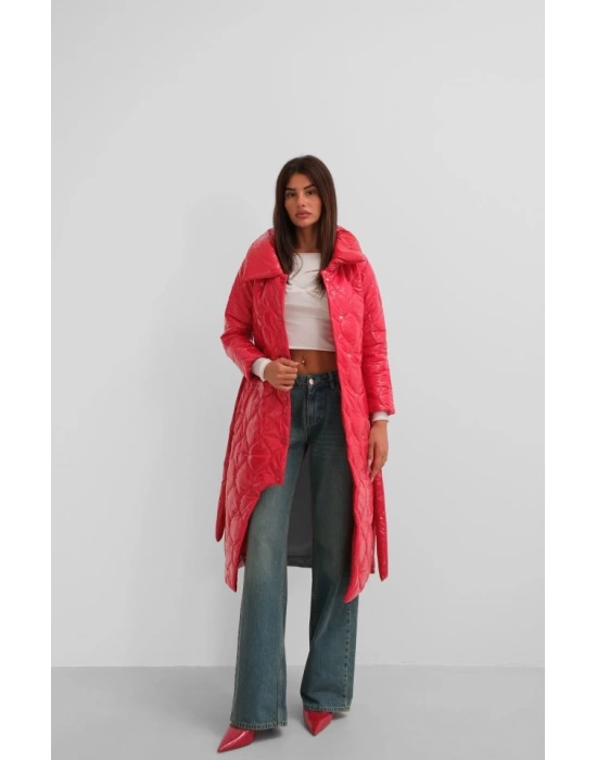 Kemerli Rugan Şişme Maxi Mont