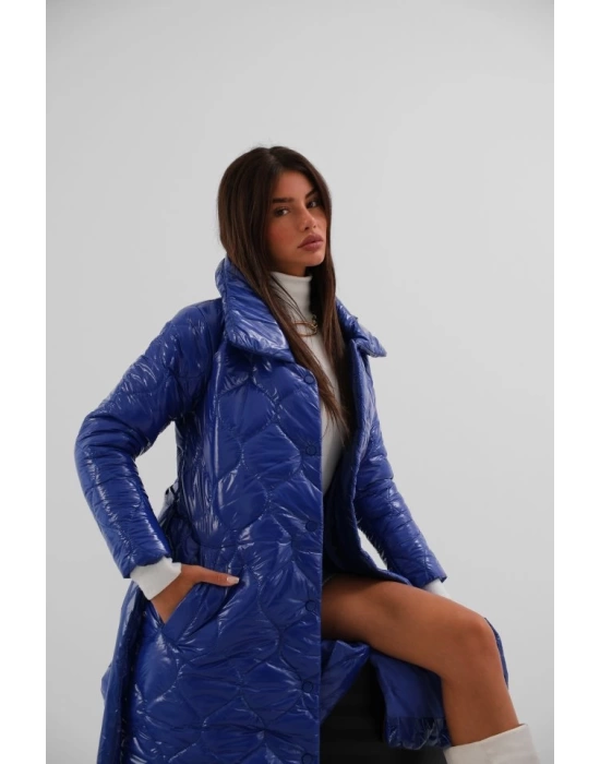 Kemerli Rugan Şişme Maxi Mont