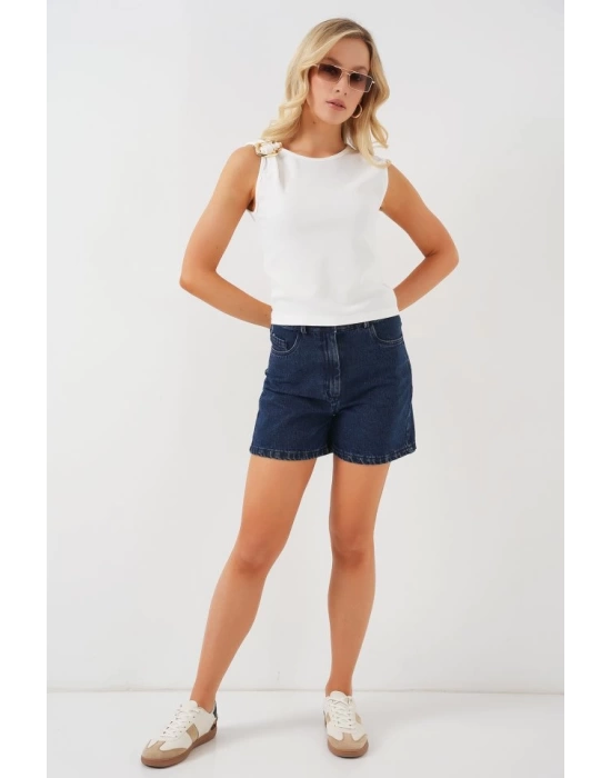 Kolsuz Basic Bluz 935 - Beyaz