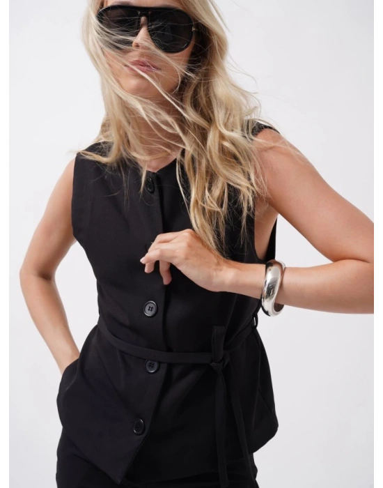 Kuşaklı Dokuma Yelek