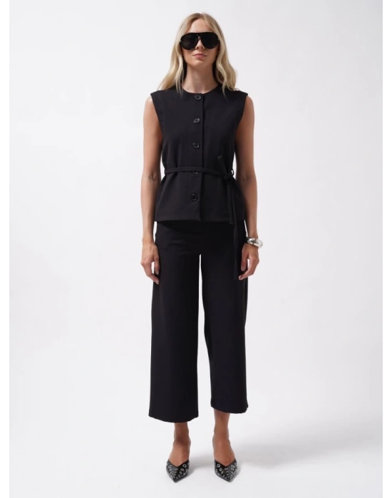 Kuşaklı Dokuma Yelek