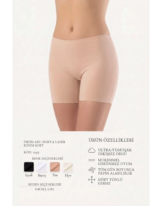LAZER KESİM BOXER KADIN 1055