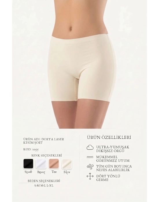 LAZER KESİM BOXER KADIN 1055