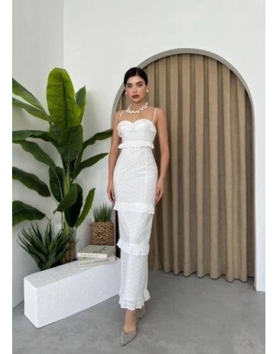 Lere Ip Askılı Elbise