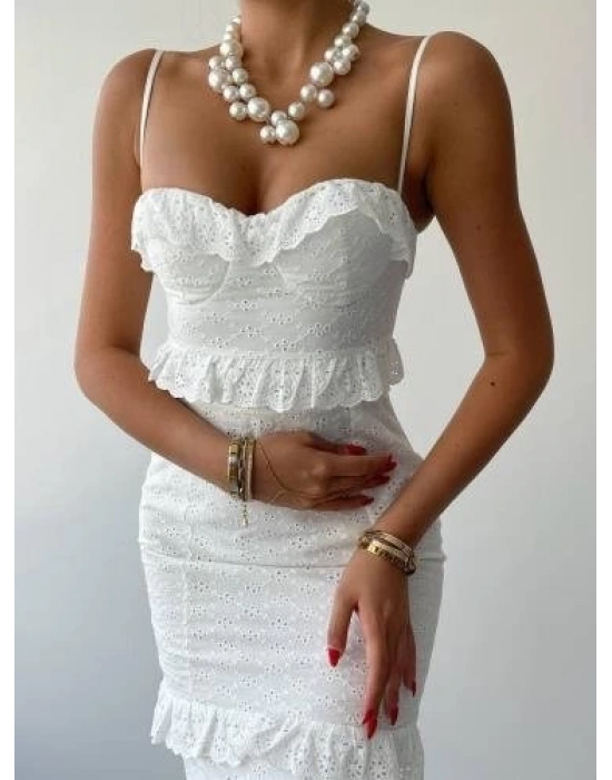 Lere Ip Askılı Elbise