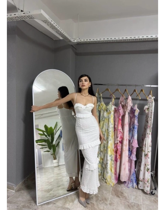 Lere Ip Askılı Elbise