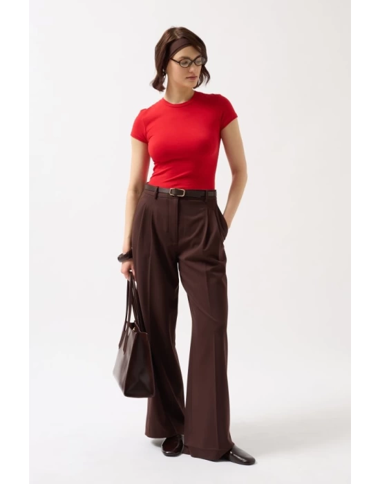 Likralı Basic T-Shirt