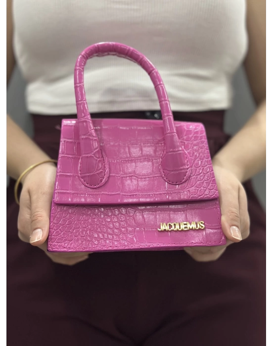 Luxe pembe cilt çanta