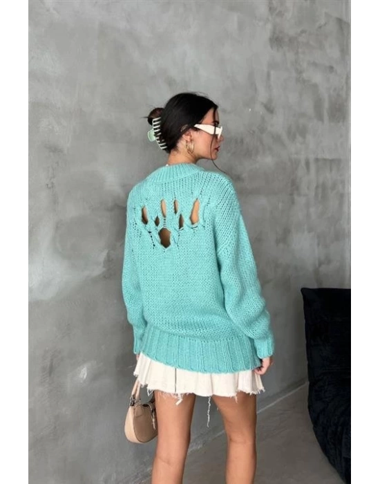 Midred Cut Out Triko Kazak 1200-09