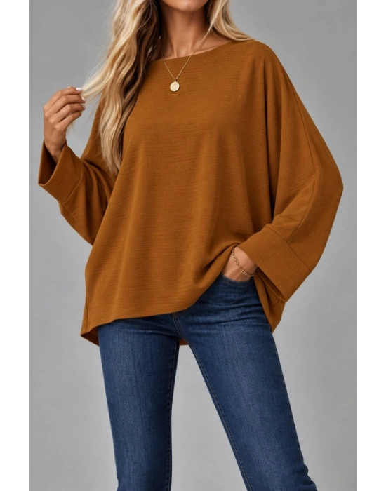 Oversize Yarasa Kol Bluz