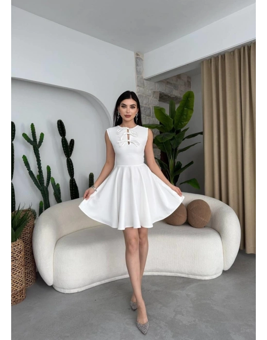 Perp Fiyonk Detaylı Elbise