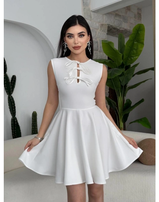 Perp Fiyonk Detaylı Elbise