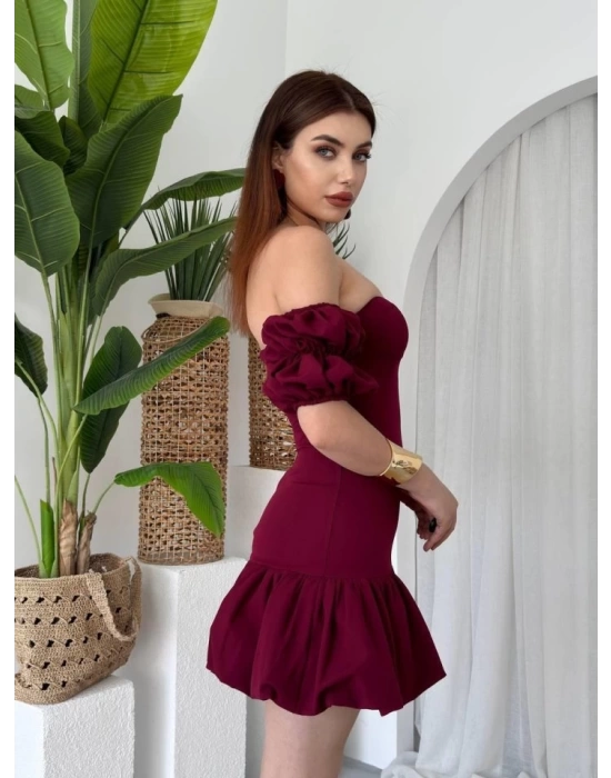 Peyda Straplez Elbise