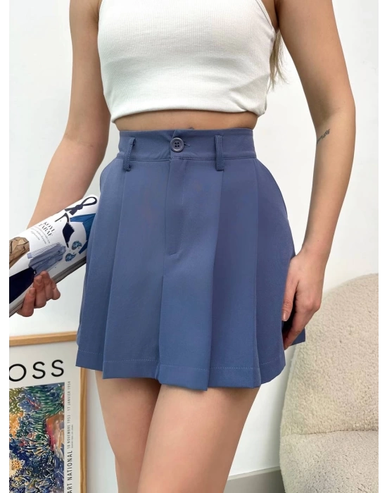Pileli atlas mini etek s24820