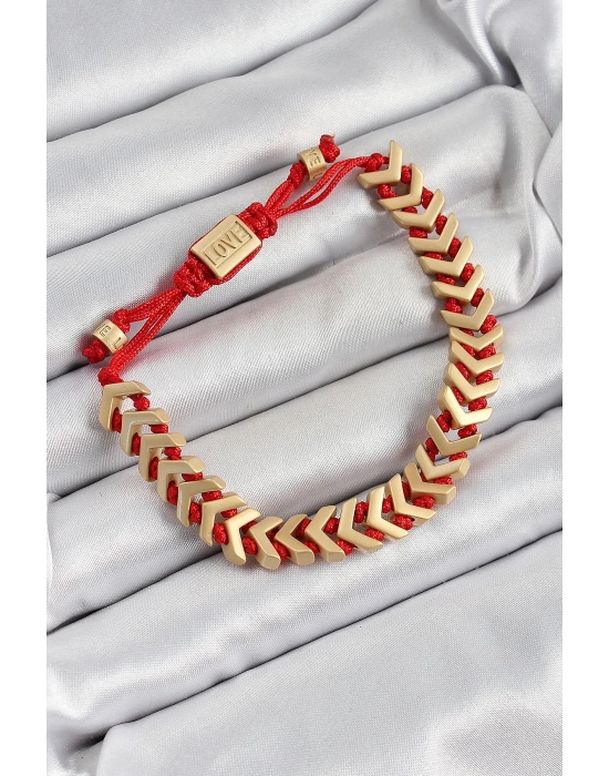 Pirinç Asansörlü Gold Renk Juju Kadın Bileklik