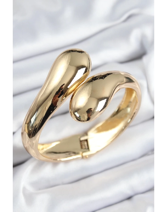 Pirinç Sarmal Model Gold Renk Kadın Kelepçe