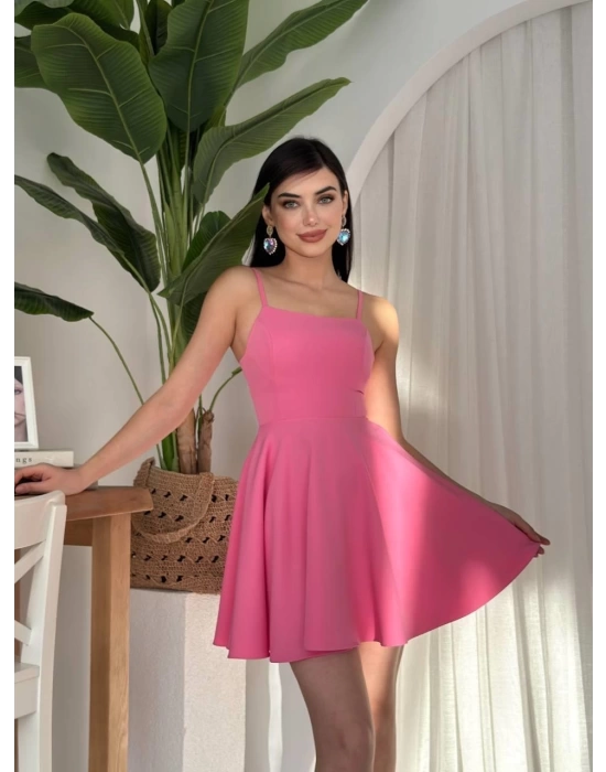Pole İp Askılı Elbise