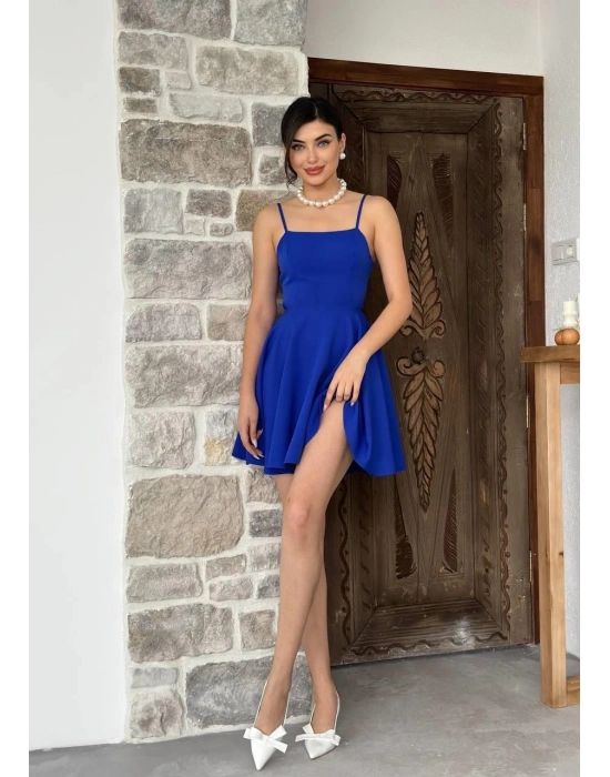 Pole İp Askılı Elbise