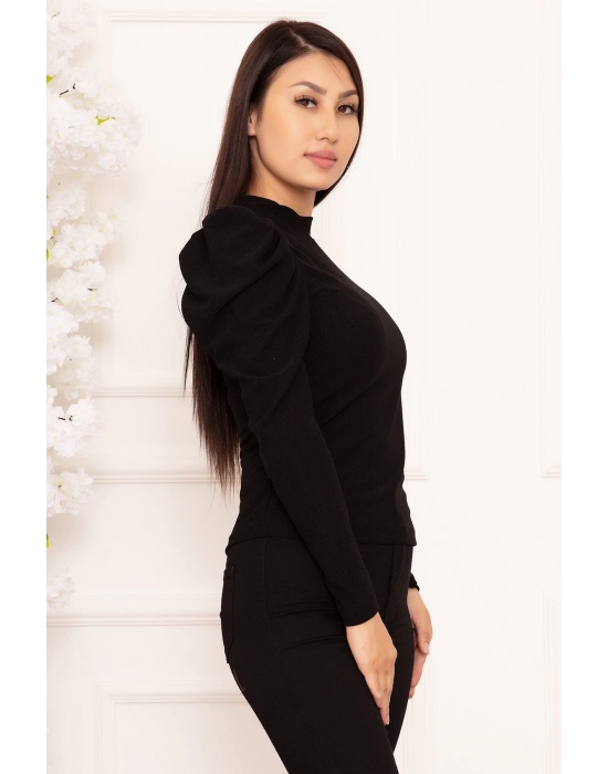Prenses kol bluz siyah w3125