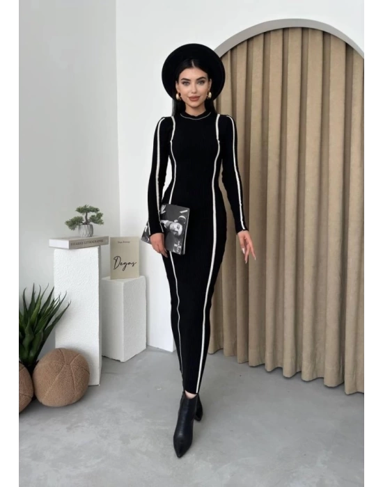 Ribbon Triko Elbise