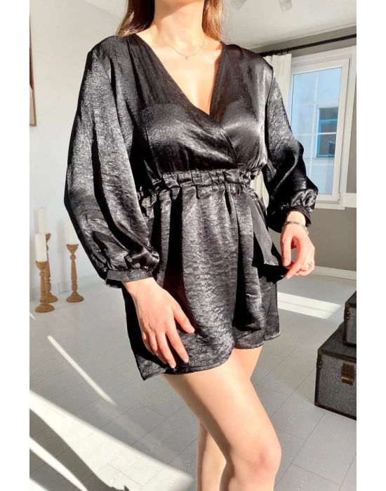 Siyah Şort Tulum
