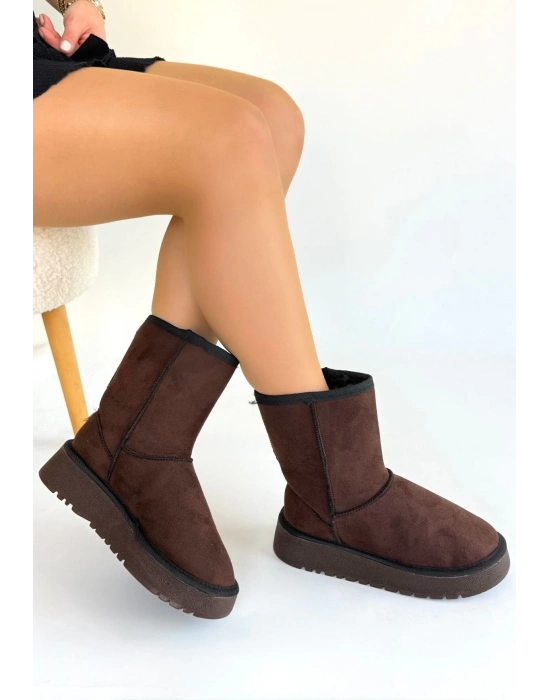 Sophia Kahverengi Süet Bot